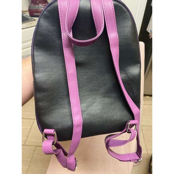 Ghost Face CALL ME Black, Purple Backpack BioWorld Knife Zip Wallet Phone Case